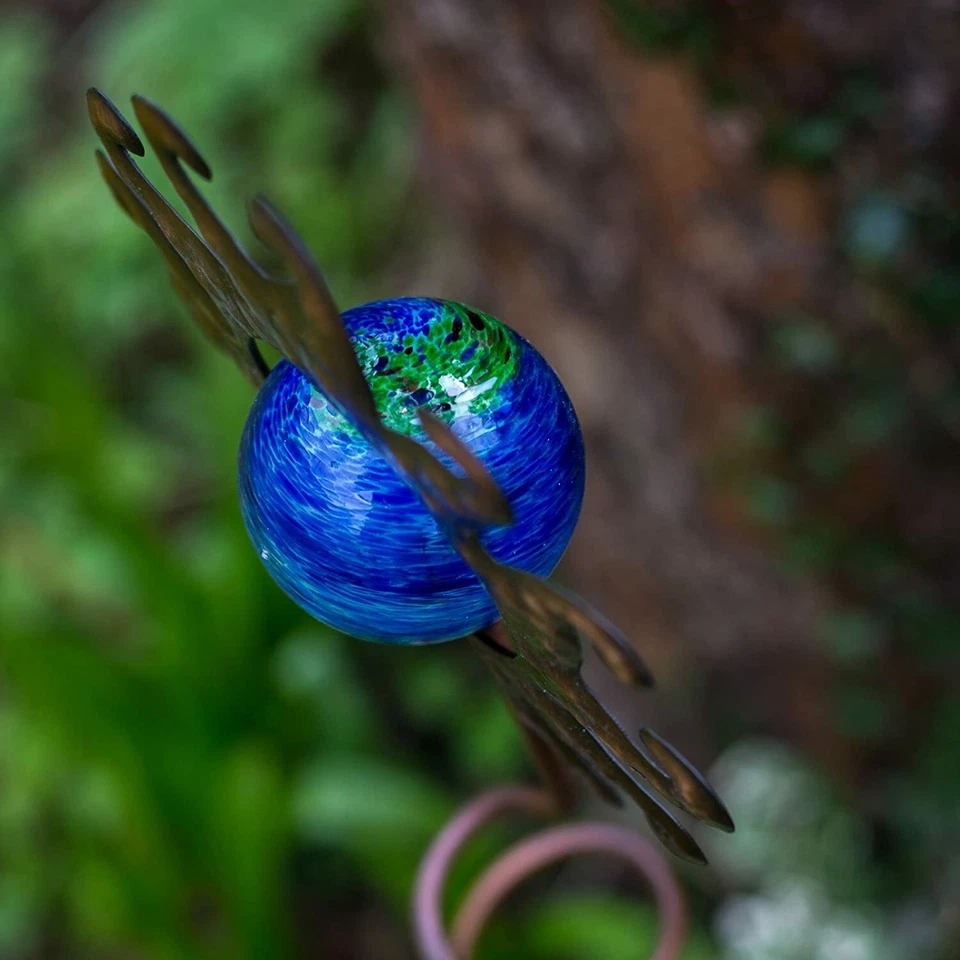 Echo Valley - PACK de 4 estacas grandes para decoración de jardín brillan en la oscuridad - 36 pulgadas Foto 3 de 4