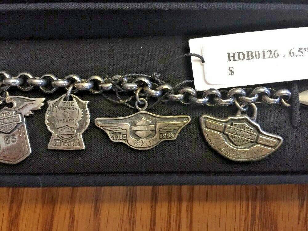 RARE HARLEY DAVIDSON 100TH ANNIVERSARY STERLING SILVER CHARM