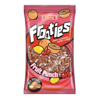 	Fruit Punch Frooties - Tootsie Roll Chewy Candy - 360 Piece Count 38.8 oz Bag	