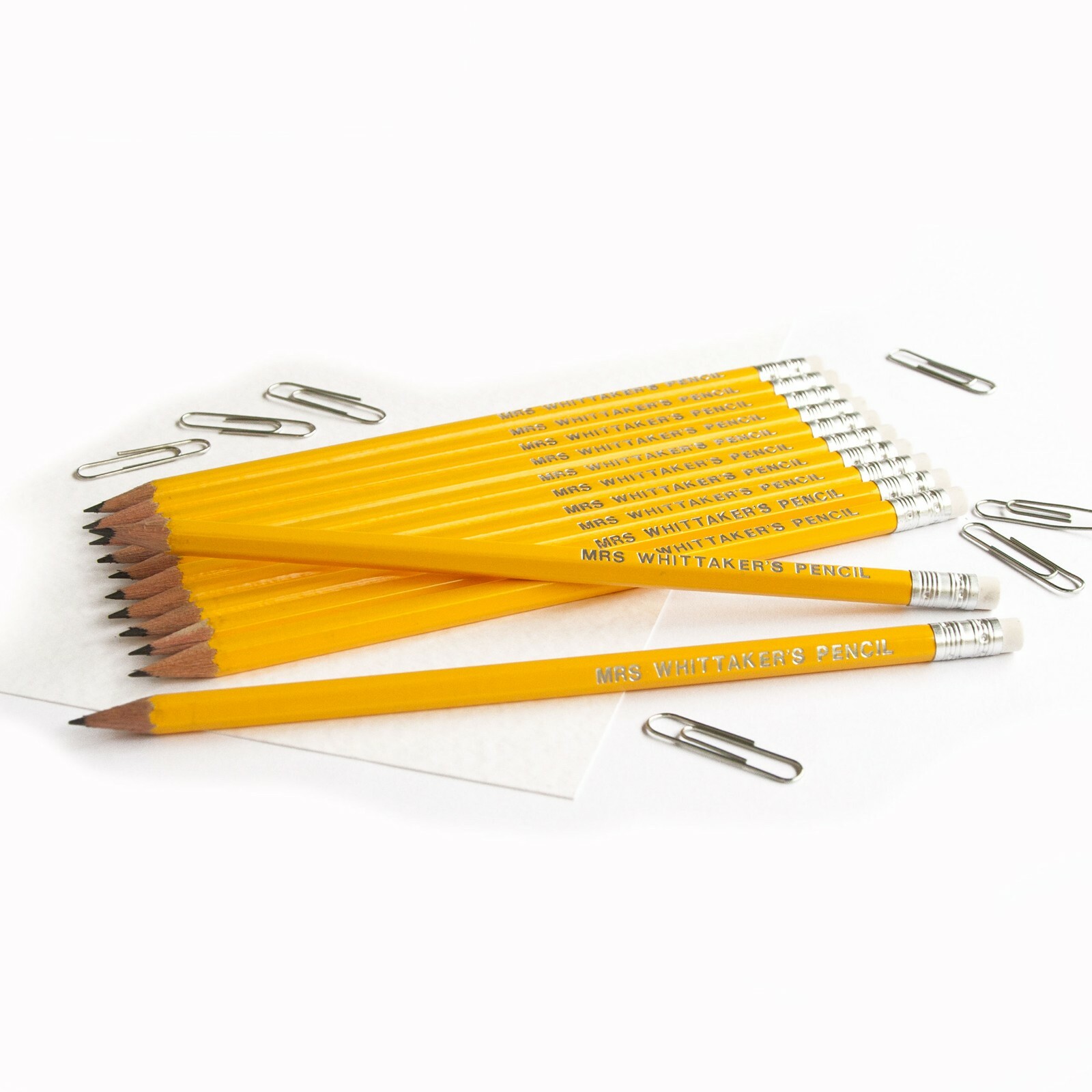 S Personalised With Name High Quality Printed/embossed Pencils