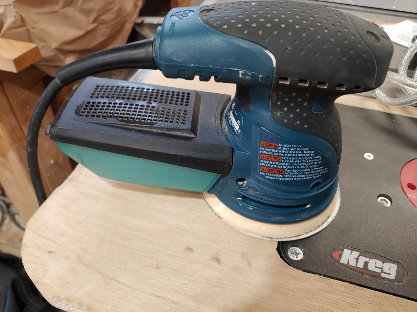 Bosch ROS10RT 120V 5" Random Orbit Sander Blue 346376005 eBay