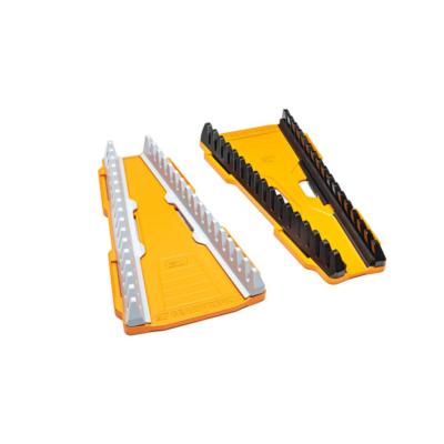 Gearwrench 2pc Metric & SAE 16 Slot Reversible Wrench Rack Set #83121