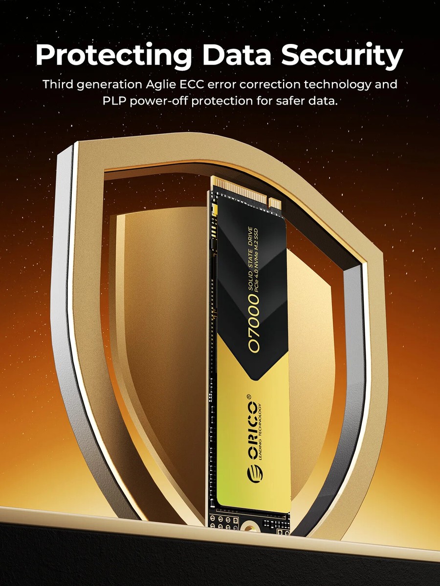 ORICO 2TB M.2 NVMe 2280 Internal Gaming SSD PCIe 4.0Hard Drive