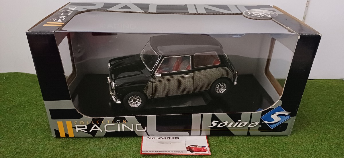 Mini Cooper S 1964 Noire – MAJORETTE échelle 1/16 – Collection – Zamak – Rare – Boite SOLIDO
