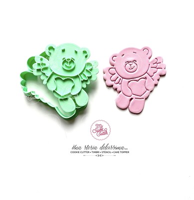 Set di formine per biscotti a forma di cuore, misura L/S/Mini, 12
