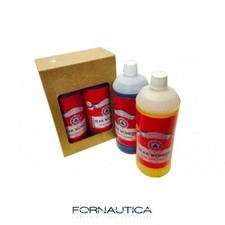 TEAK WONDER COMBO PACK: 1LT PULITORE TEAK 1LT SBIANCANTE TEAK DETERGENTE LEGNO