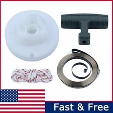 Recoil Starter Pulley Recoil Spring For Husqvarna 362 365 371 372 385 390 Parts