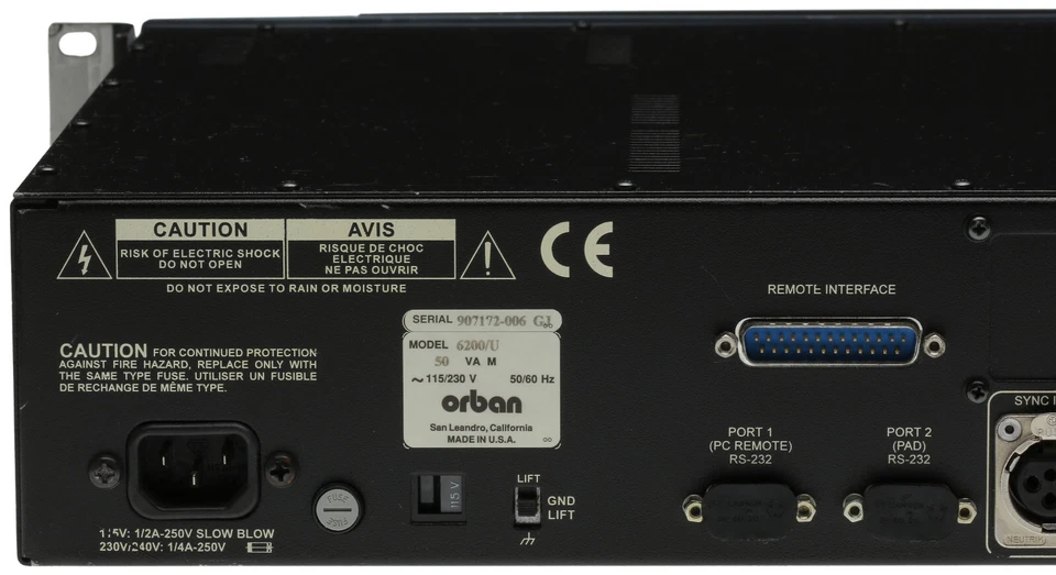 Orban Optimod 6200 DAB Streaming Podcast Processor 5-Band AES Digital Audio XLR - Image 4 of 4