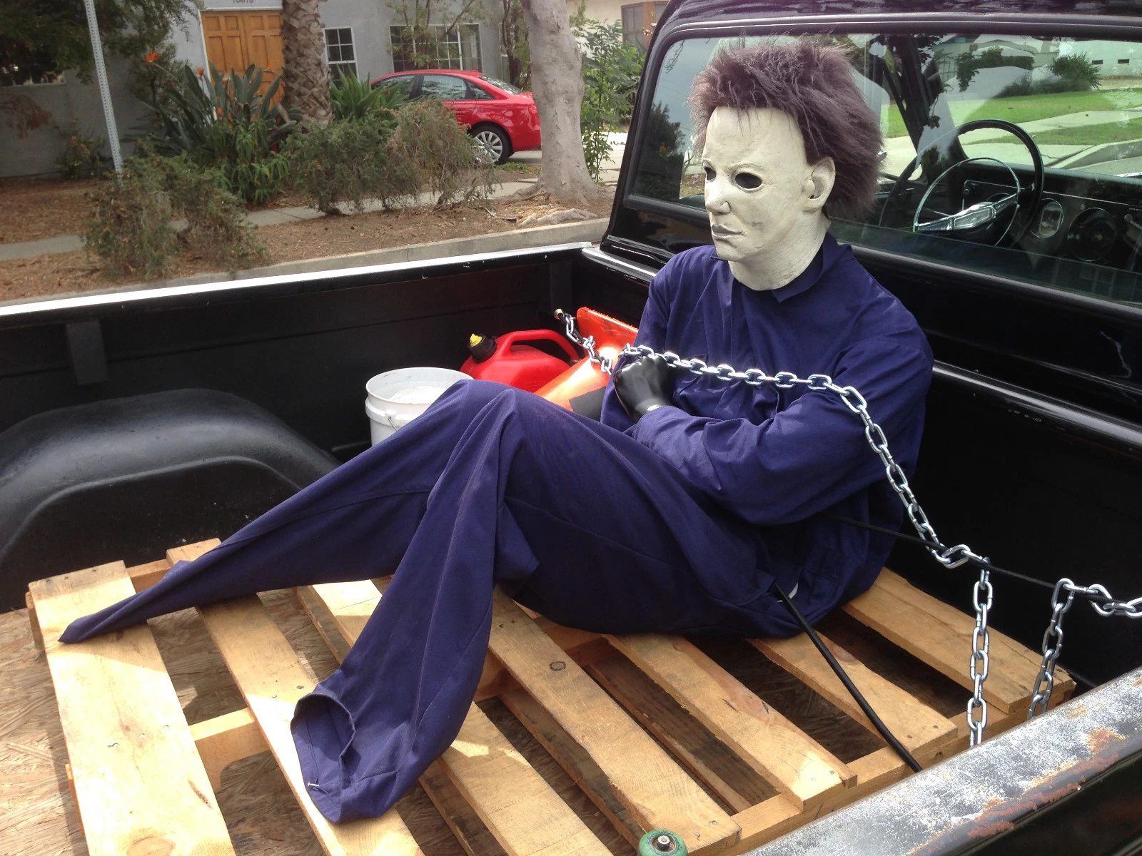 MICHAEL MYERS JASON Halloween High Quality COVERALL Jumpsuit Costume Friday 13th - product detail image 3