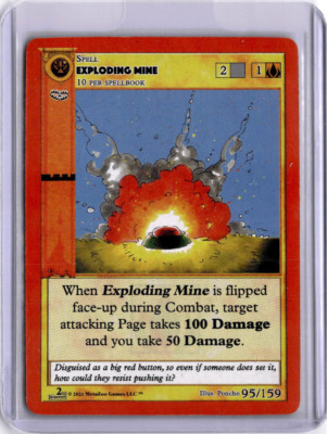 #95/159 - EXPLODING MINE - REGULAR - CRYPTID NATION 2ND ED - METAZOO - ENGLISCH