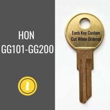 Replacement HON File Cabinet Key - Series GG101 - GG200 -  Buy 1, Get 1 50% off