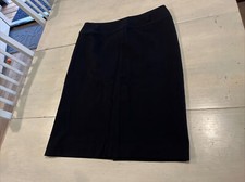 Lauren Ralph Lauren Black Stretch Pencil skirt  Knee Length Skirt Size 12