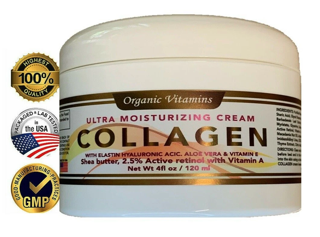 Hyaluronic Acid Collagen Retinol Face Cream Vitamin C Wrinkle Remover 4fl oz & c
Opens in a new wind