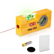 PREXISO 2-in-1 Line Laser Level - Mini Torpedo Level with Light, 3-... Fast Ship
