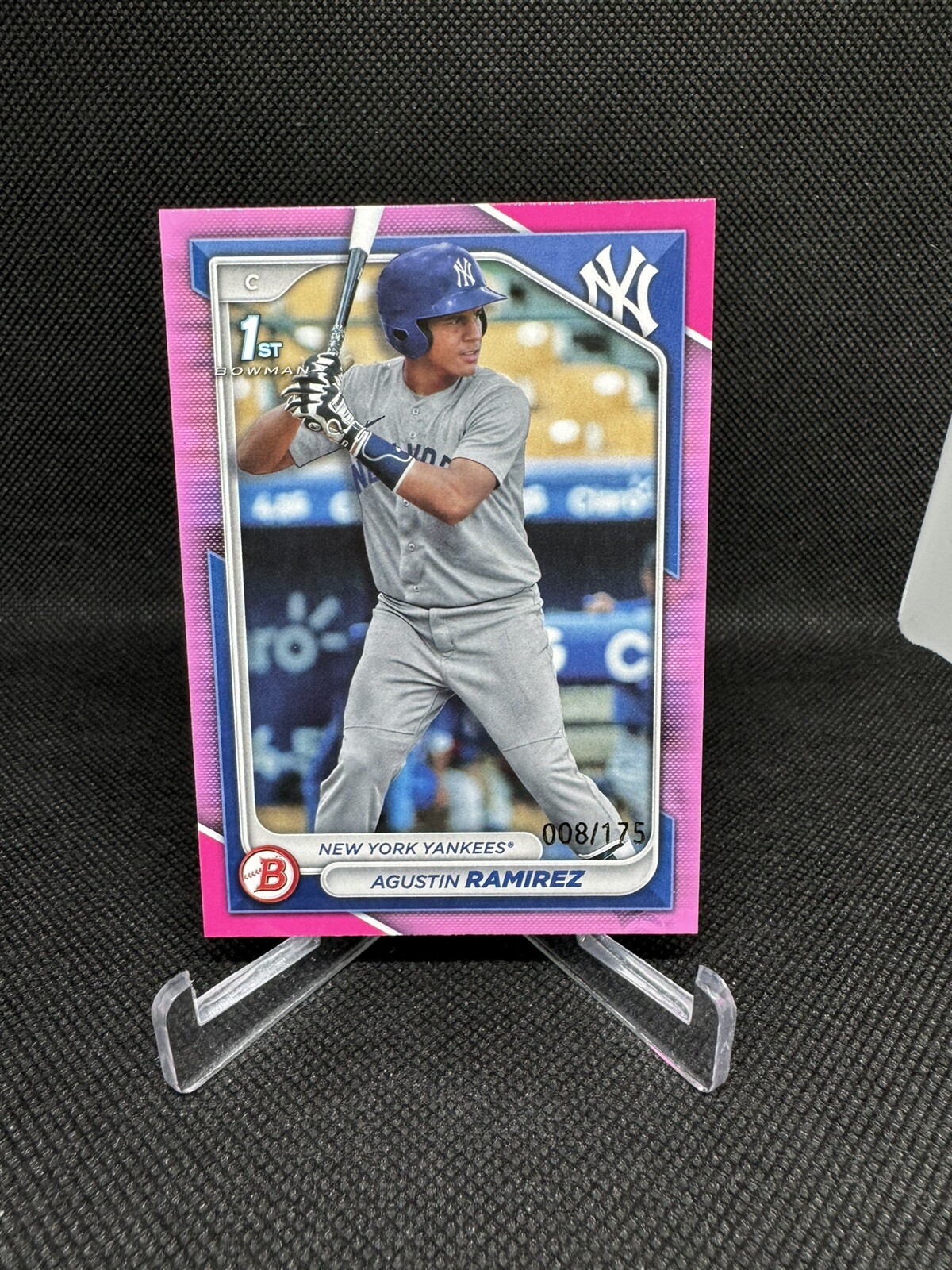 2024 Bowman - Prospects 1st Pink Border #BP-85 Agustin Ramirez /175 (RC)