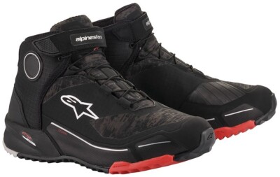 Alpinestars CR-X Drystar Size 9 Motorcycle Shoes Waterproof Black