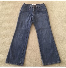 Vintage Y2K Tommy Hilfiger Womens Jeans Size 4 Blue Wide Leg Mid Rise