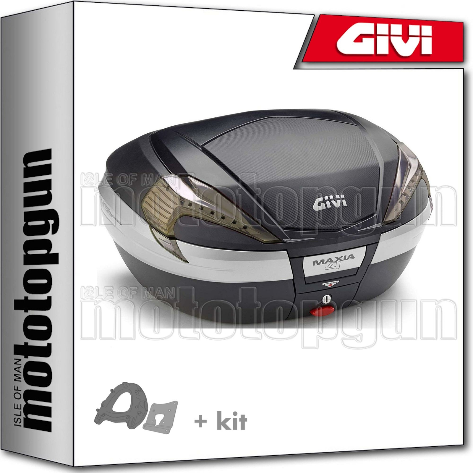 GIVI BAULETTO MAXIA 4 V56NNT + ATTACCO TRIUMPH TIGER EXPLORER 1200 2017 17