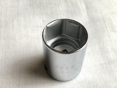 Proto 7/8'' 3/8''-Drive Socket 6-Point 5228H USA New Old Stock
