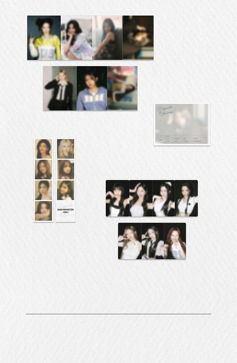 BABYMONSTER : ERA I 1ST ANNIVERSARY PHOTOBOOK /P.Book+7 Card+7