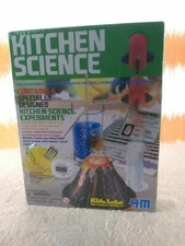 4M KITCHEN SCIENCE EXPERIMENT KIT Kids Labs 6 Experiments