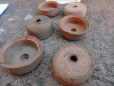 Nos  Silca  leather internal "plunger" 36 mm diameter L'Eroica cycling pump  