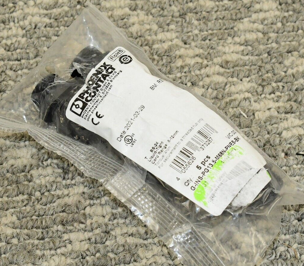 Phoenix Contact - 1424498 - Cable gland;0.24" -~ 0.47" G-INS-PG13,5-M68N-PNES-BK