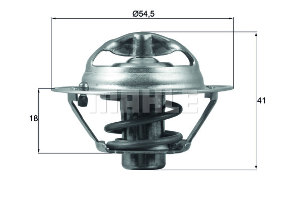 Thermostat Dacia Duster Nissan Juke Micra Qashqai Renault Clio Megane TX16282D-image