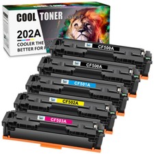 CF500A Toner Compatible with HP 202A Color LaserJetPro MFP M254dw M281fd Printer