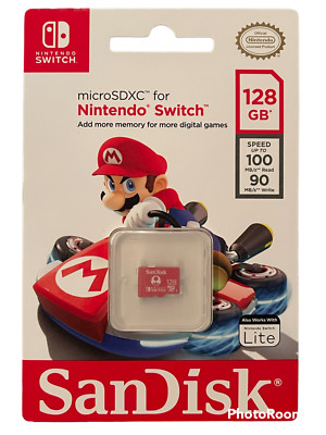 SanDisk 128GB MicroSDXC Micro SD Memory Card for Nintendo Switch