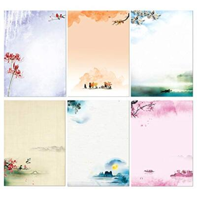 #ad Stationary Set Japanese Stationery Letter Writing Paper 48 Pack Stationary $15.97