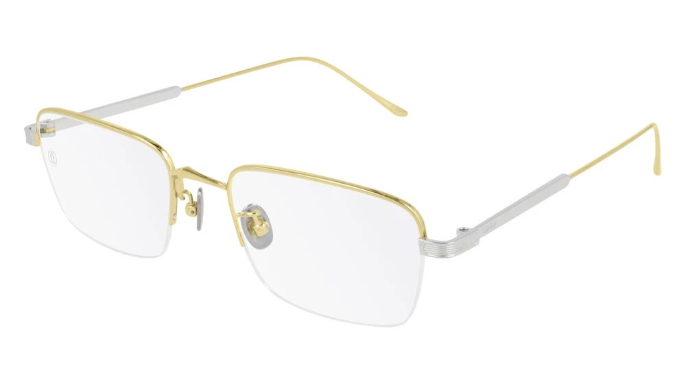 Cartier half cheap rim eyeglasses