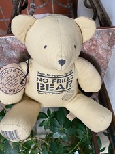 Vintage 1985 Dakin No Frills Stuffed Bear With new tag tag with flaw 