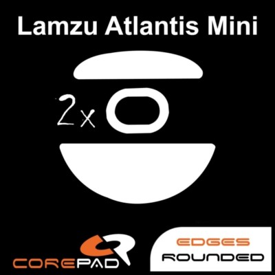 Corepad Skatez Lamzu Atlantis Mini Wireless Mouse Feet Teflon PTFE Hyperglides