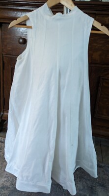 DISSH AISLE WHITE LINEN PANEL MINI DRESS sz 2 | eBay
