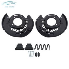 Front LH+RH Brake Dust Shield Cover For Toyota Sequoia 2008-22 Tundra 2007-21