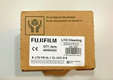 FUJI FILM #600004292 (5PK) LTO UNIVERSAL CLEANING TAPE DRIVE CARTRIDGES -NEW