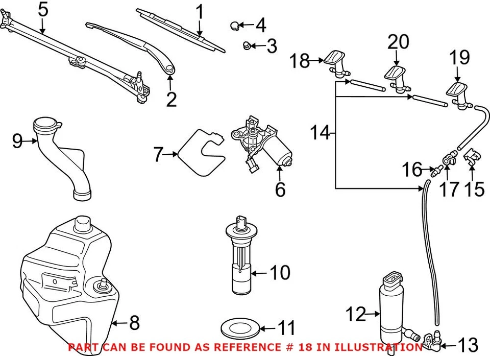 Boquilla lavadora parabrisas derecho pasajero OES 12 778 849 para Saab 9-3 9-3x 9-5 Foto 3 de 3