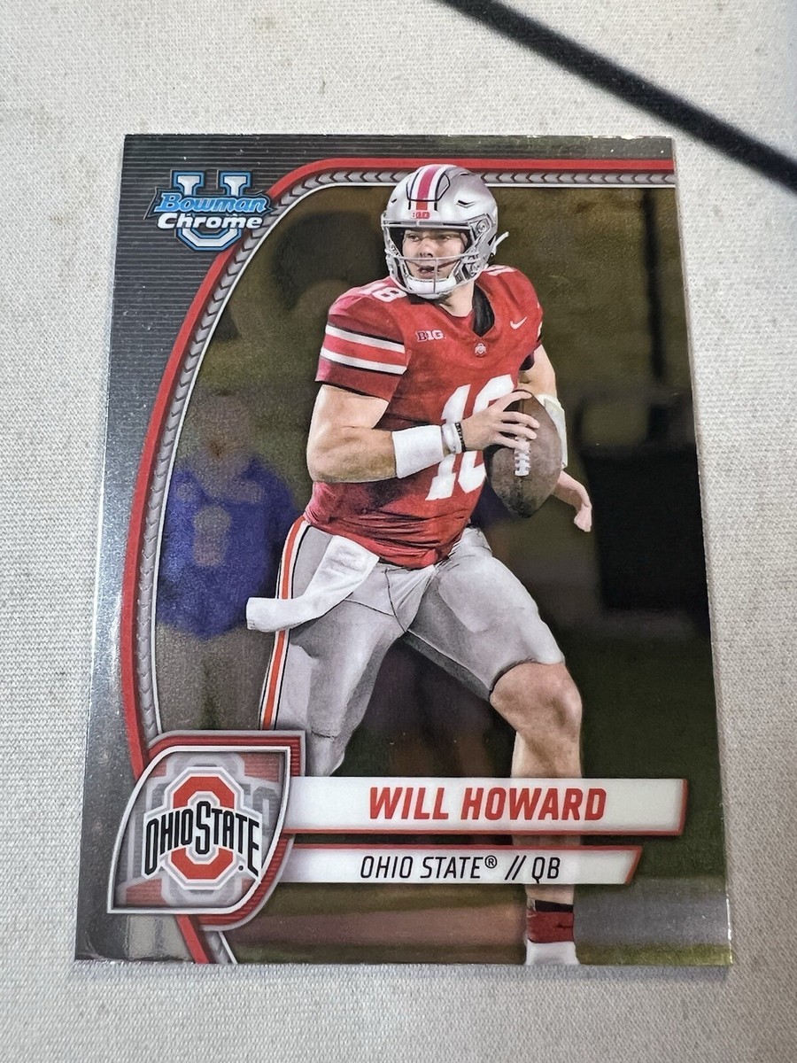 2024 Bowman Chrome University Football #182 Will Howard Ohio State