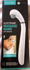 NuvoMed Spa Series Flexible Electronic Massage Wand with Vibration NEW