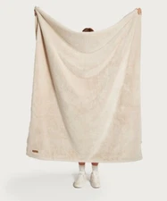 NWT Unhide Lil’ Marsh Small Blanket BEIGE BEAR 50” X 60” 