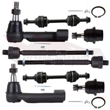 8PCS Front Ball Joints Tie Rod End Suspension Kit For Ford F-150 4WD 2009-2014