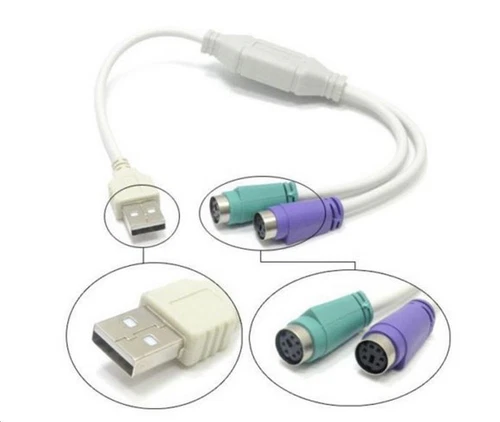 ADATTATORE USB PS2 per tastiera mouse lettore barcode