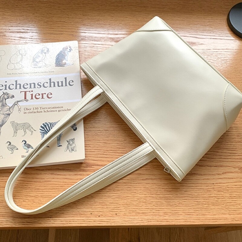 Large Shoulder Bag for Women Girls Shopper PU Leather Handbags Tote