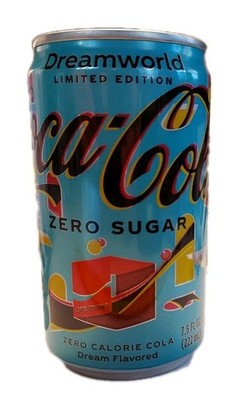 Coca Cola Zero Sugar Dreamworld 7.5 oz / 222 mL Can LIMITED EDITION