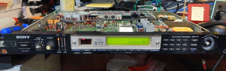 FOR PARTS! Sony DPS V77 Digital Multi-Effect Sound Processor Japan - Image 3 of 4