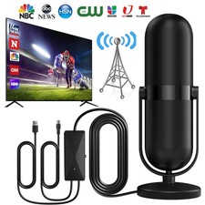 Portable TV Antenna Indoor Digital HDTV Booster Freeview Aerial Ariel 480 Miles
