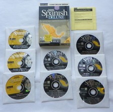 Instant Immersion Spanish Deluxe by TOPICS All 8 Discs Preowned