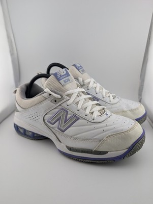 New Balance 806 Women's Size 9.5 Tennis Shoe Sneakers White Purple WC806W