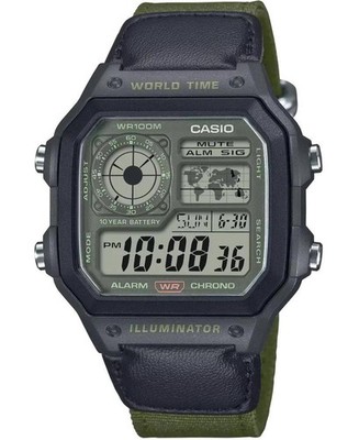 CASIO Men Digital Quartz Casual Watch Classic Dress Multicolor Dial Waterproof R